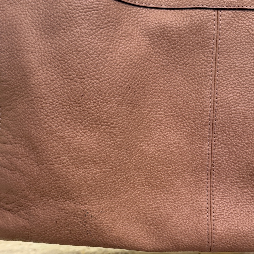 Coach Beige Leather Tote Bag - Picture 8 of 15